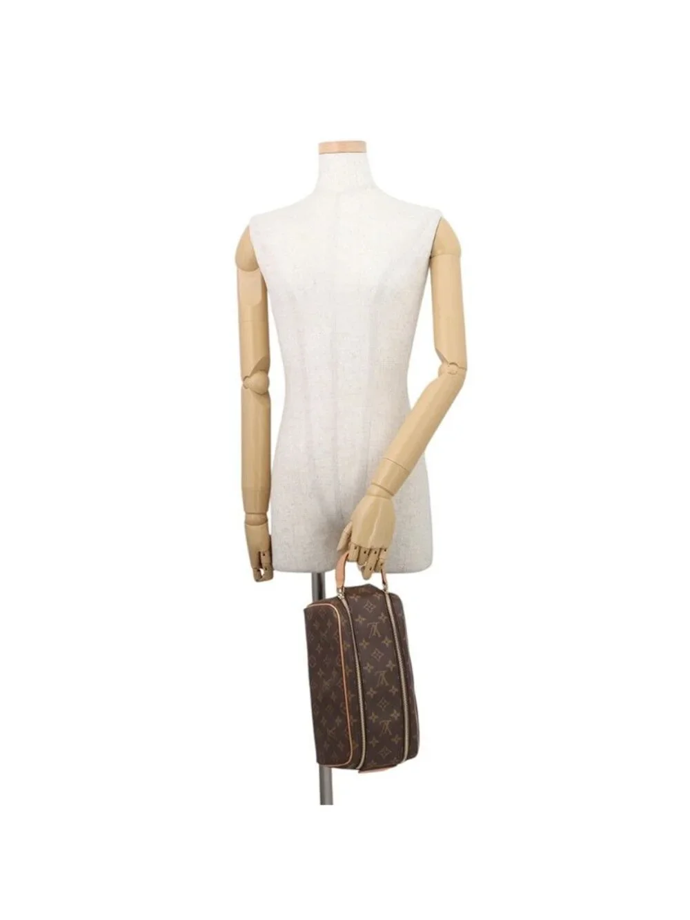 Louis Vuitton Clutch Monogram Dopp Kit Pouch Handbag Second